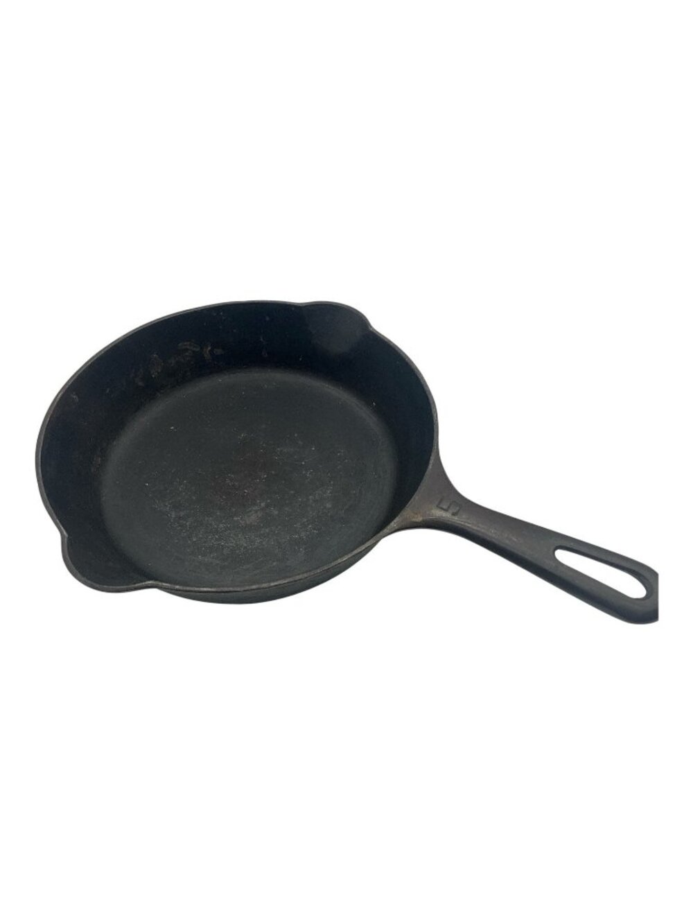Griswold Vintage Cast Iron Skillet #5 with Small Block Logo MCM Collectible